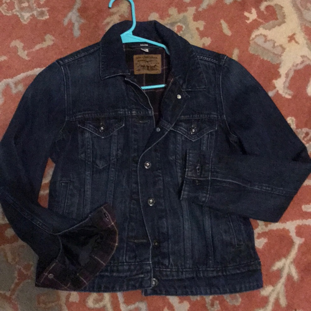 Women’s Levi Flannel Lined Denim Jacket - SM